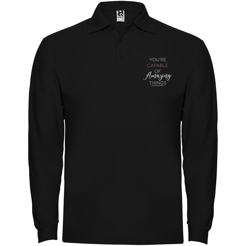 Estrella Langarm Poloshirt für Herren