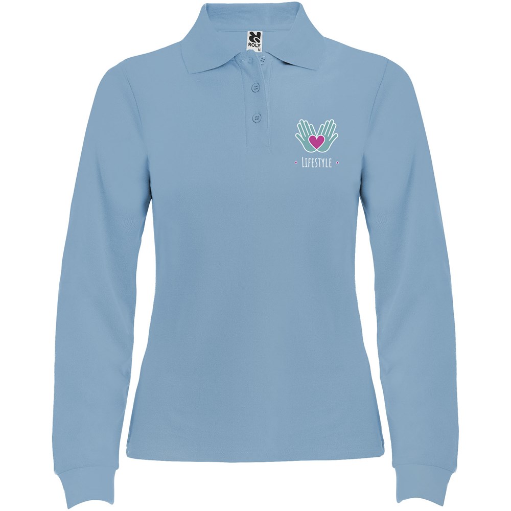 Estrella Langarm Poloshirt für Damen