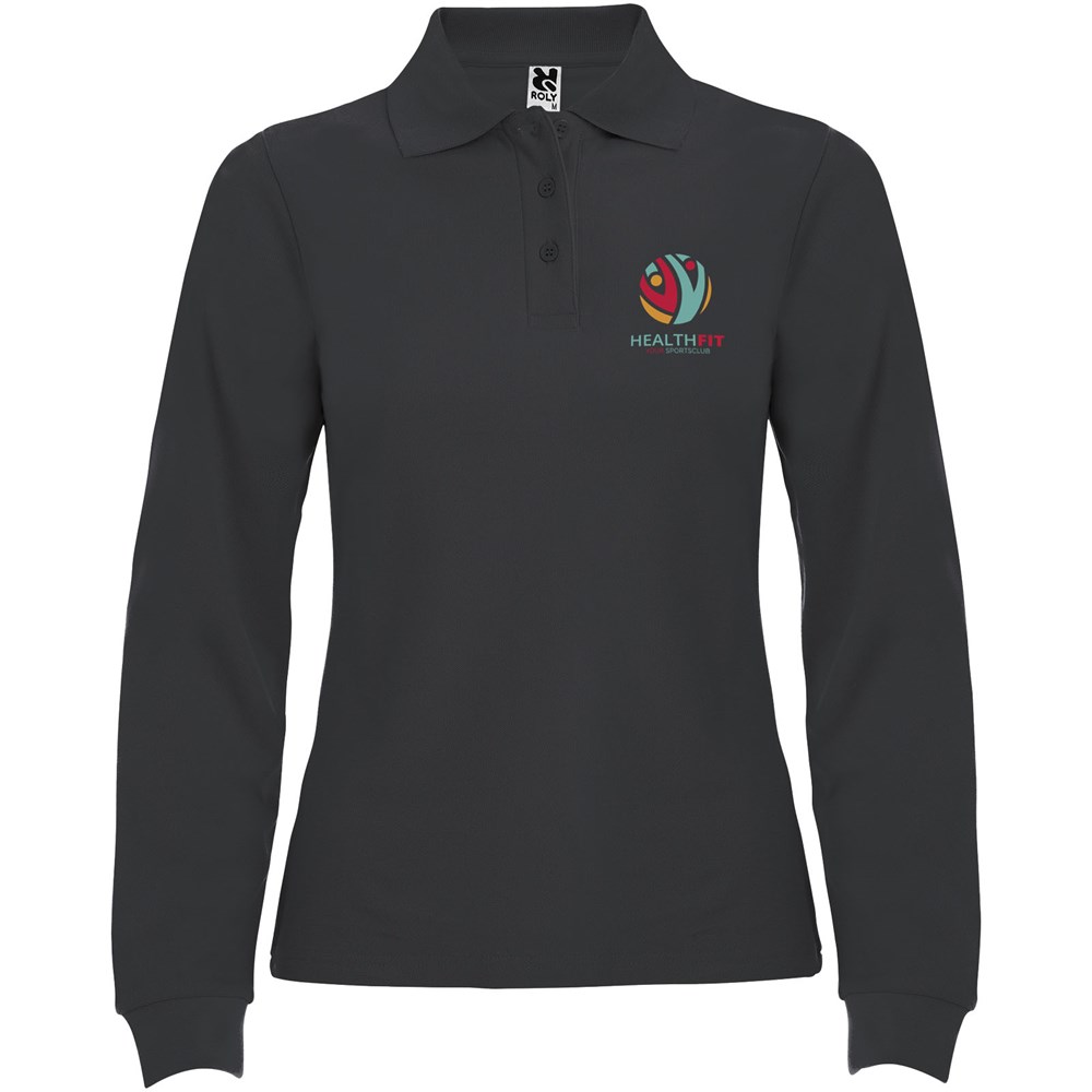 Estrella Langarm Poloshirt für Damen