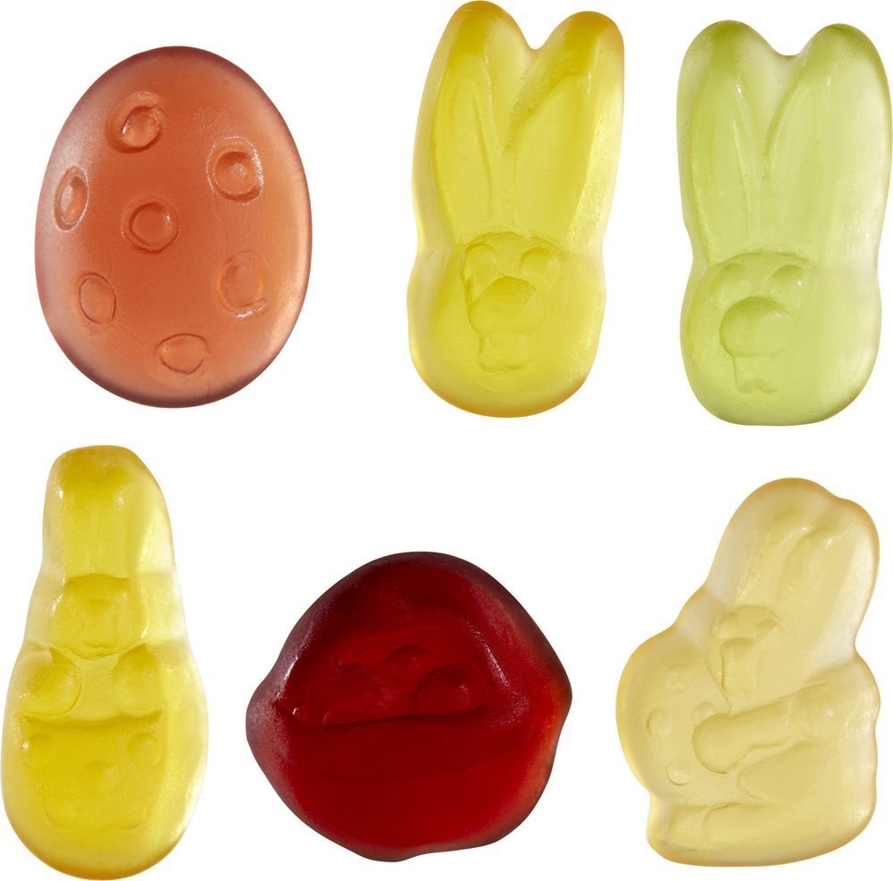 Fruchtgummi-Standardformen 15 g, Ostern