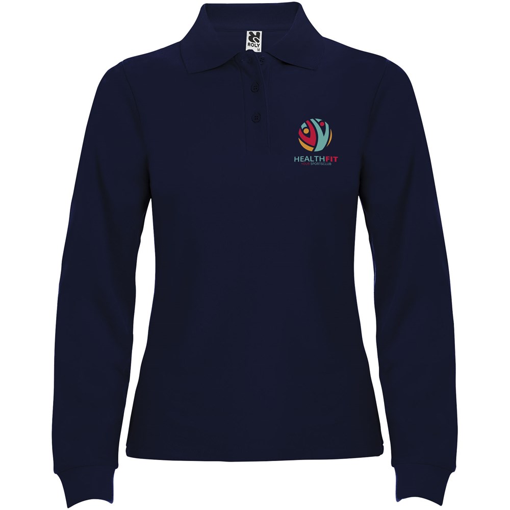 Estrella Langarm Poloshirt für Damen