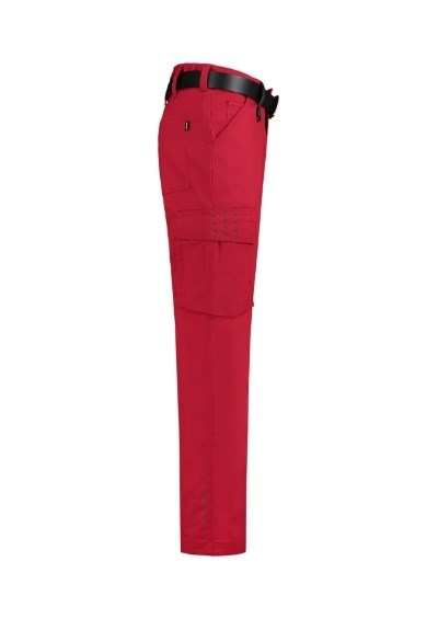 Arbeitshose Damen Work Pants Twill Women rot