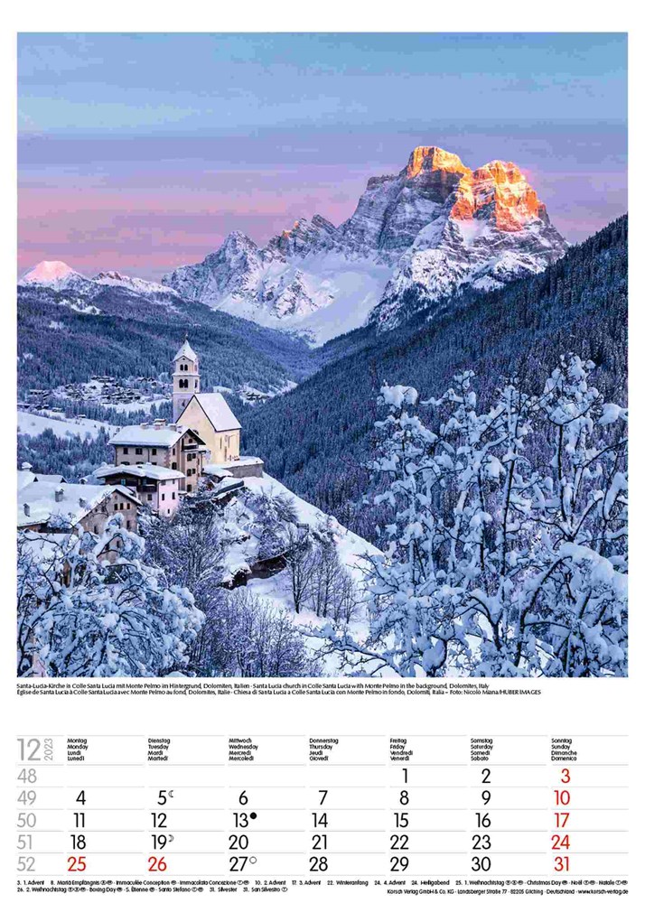 Alpen - Kalender